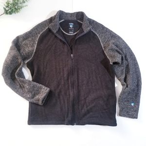 KUHL Alfpaca Fleece Full Zip Sweater Jacket Large